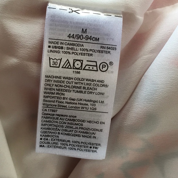 NWOT Banana Republic Tropical Shirtdress - Picture 4 of 4